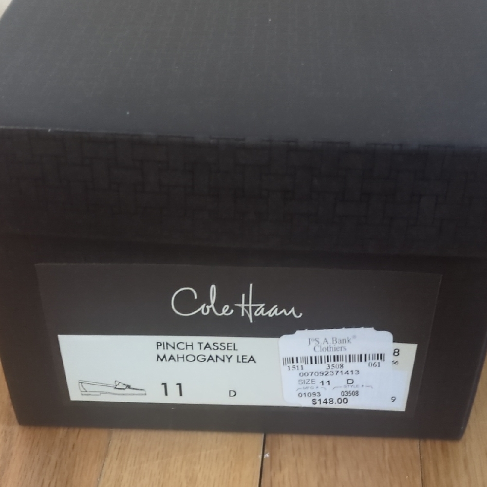 Cole Haan Pinch Tassel Mahogany Shoes